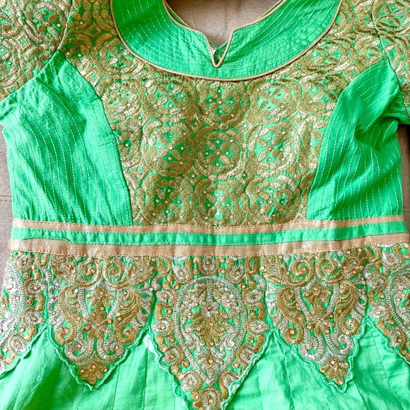 Indian anarkali chudi set - Picture 3 of 14